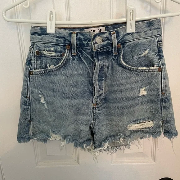AGOLDE Jaden Jean Short Size 23 - Picture 3 of 6